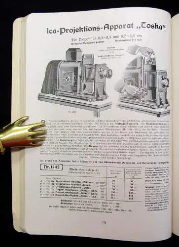 Ica Illustrierte Preisliste photographische Apparate u Bedarfsartikel um 1915