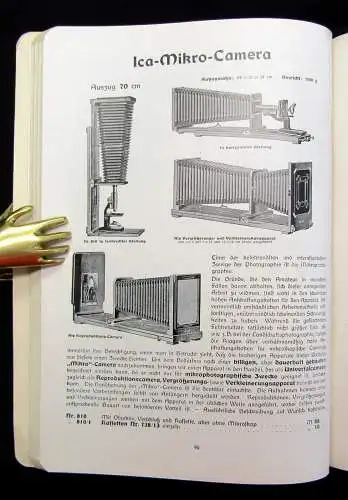 Ica Illustrierte Preisliste photographische Apparate u Bedarfsartikel um 1915