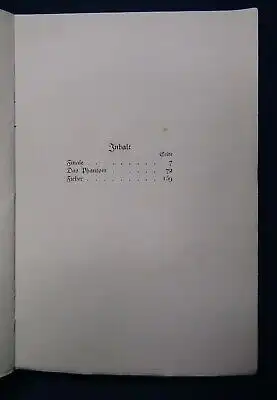 Alexander Castell Fieber Drei Novellen 1916 Belletristik Erzählungen Lyrik js
