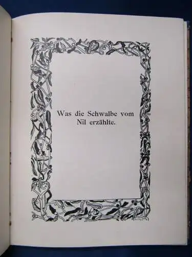 Bruck altes in neuem Gewande 10 Tiermärchen Buchschmuck E. Pelikan o. Jahr js