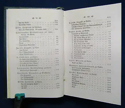 O.F. Gruppe Deutscher Musen - Almanach für das Jahr 1851 Geschichte sf