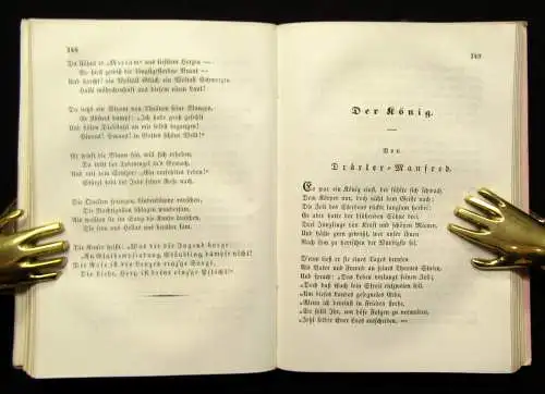 Gedenke Mein! Taschenbuch für 1844. Dreizehnter Jahrgang Literatur Lyrik js