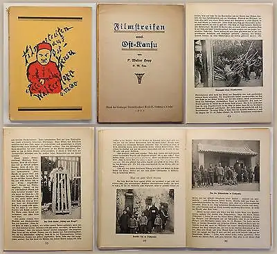 Hopp Filmstreifen aus Ost-Kansu 1930 Asien China Reisen Mission illustriert xz