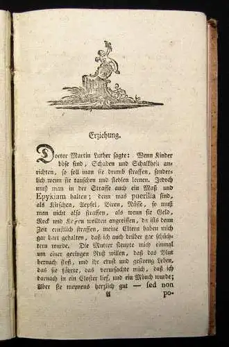 Lutherische Blumenlese oder Auswahl der Urtheile dieses Mannes 1792 js