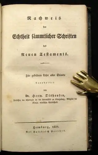Schollmeyer Jesus und Juda Ein Historisch-kritischer Versuch 2 Bde. in 1 1836 js