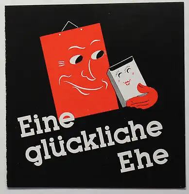 Original Prospekt Glocken-Kalender "Eine glückliche Ehe" 1937 Werbung Reklame sf
