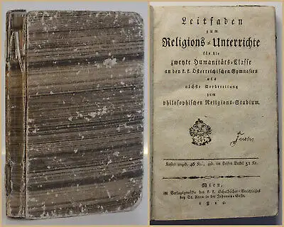 Leitfaden zum Religions Unterricht 1812 Geschichte Gesellschaft Schule sf
