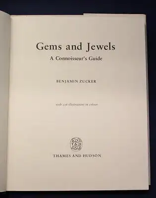 Zucker Gems and Jewels 1984 Schmuck Handwerk Kunst Juwelen Edelsteine js