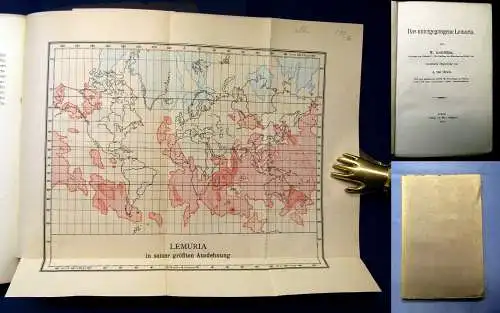 Scott-Elliot,von Ulrich Das untergegangene Lemuria 1905 Osterinseln Selten mb