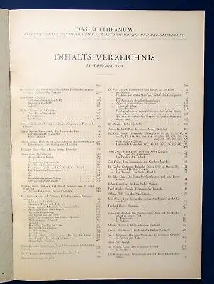 Das Goetheanum Wochenschrift für Anthroposophie u. Dreigliederung 9.Jg. 1930 js