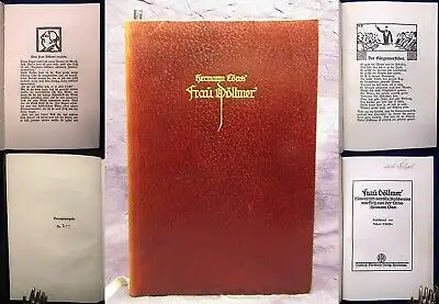 Leine Frau Döllmer Humoristisch-satirische Plaudereien Or.Ledereinband 1900 js
