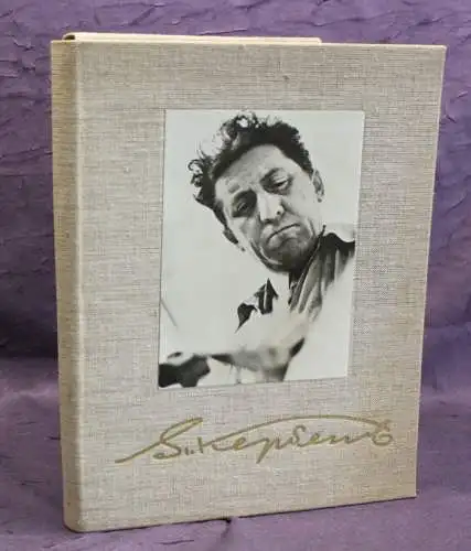 Kerbel Or. Leinenmappe mit 24 numm. Or. Fotogarfien des Sowj. Bildhauers 1967 js