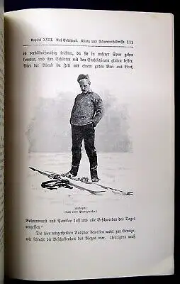 Nansen Auf Schneeschuhen durch Grönland 2.Bd. apart 1898 selten Abenteuer js