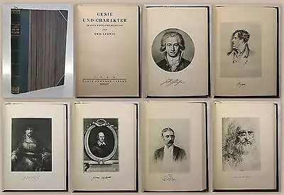 Ludwig Genie und Charakter 20 männliche Bildnisse 1926 Rowohlt Biografien xy