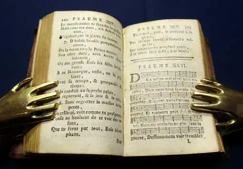 LES PSAUME DE DAVID MIS EN VERS FRANCAIS 1803 Theologie Lieder mb