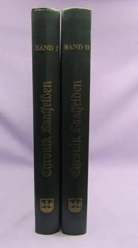 Hackenbuchner Chronik Saalfelden 2 Bde. 1989 Österreich Ortskunde Geographie