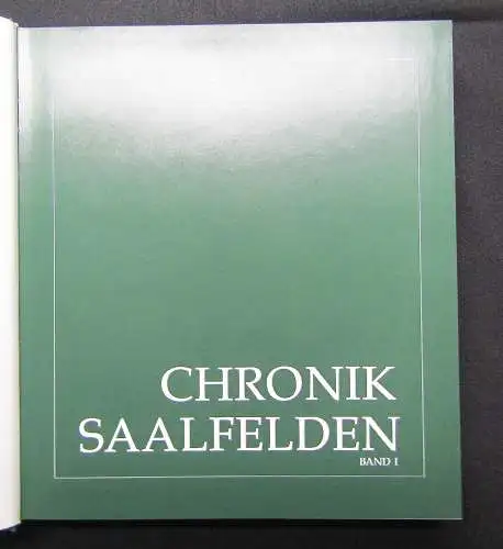 Hackenbuchner Chronik Saalfelden 2 Bde. 1989 Österreich Ortskunde Geographie