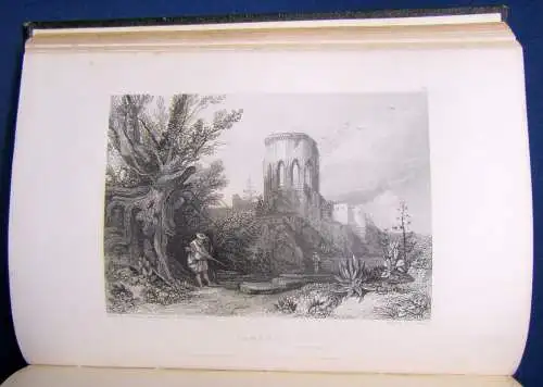 Landscape Illuatrations of the Bible 2 Bde. 1835/36 50 Stahlst. 45 Stahlst. js 