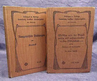 Sammlung deutscher Schulausgaben 2 Bde (Lieferung 45/46) 1902/05 Belletristik sf