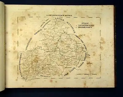 Schlieben Atlas von Europa 1828 Ortskunde Geographie Hannover,Hessen,Main js
