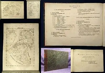 Schlieben Atlas von Europa 1828 Ortskunde Geographie Niederlande,Dänemark js