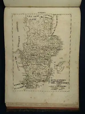Schlieben Atlas von Europa 1828 Ortskunde Geographie Niederlande,Dänemark js