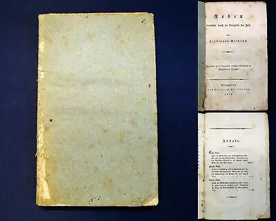 Delbrück Reden veranlaßt durch die Ereignisse der Zeit 1813 Napoleon Geschichte 