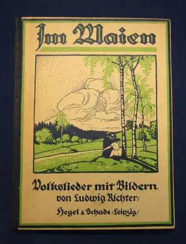 2 Bücher ill. von Ludwig Richter um 1910 Liebe u. Leben,m Im Maien Volkslieder j