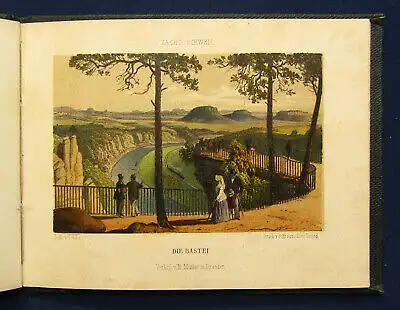 Williard Album der Sächsischen Schweiz o.J. (um 1850) sehr selten Ortskunde mb