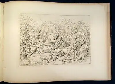 Zeichnungen v. Asmus Jacob Carstens In Umrissen gest. v. W. Müller 1849  js