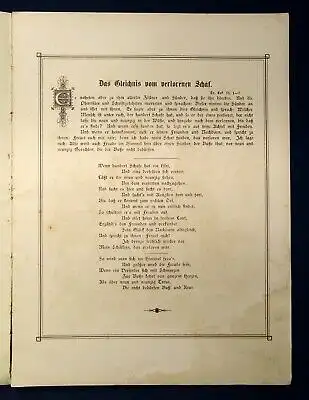 Unseres Heilandes Erdenwallen Ein bibl. Bilderbuch um 1890 Christentum Gott js