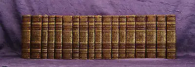 Scott Works. 37 Bde. Novels & Tales u.a. dekorative Einbände illustr. um 1830 mb