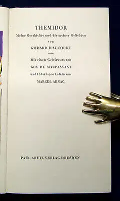 D´Aucourt Themidor Meine Geschichte und die meiner Geliebten 1928 Erotika mb