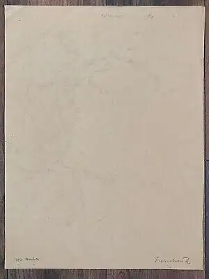 Hassebrauk,Ernst Frauenportrait - Charlotte Portrait seiner Frau Tusche-Pinselz.