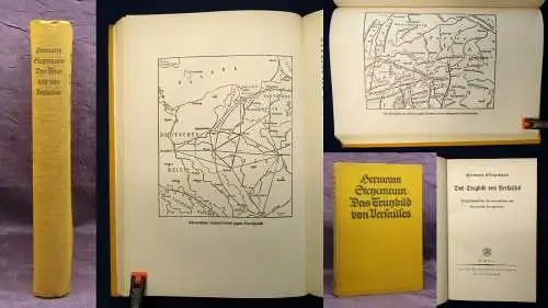 Stegemann Das Trugbild von Versailles Or. Ausgabe 1926 Weltgeschichte js