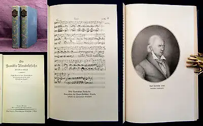Hensel Die Familie Mendelssohn 1924 2 Bde. Belletristik Klassiker Romane mb