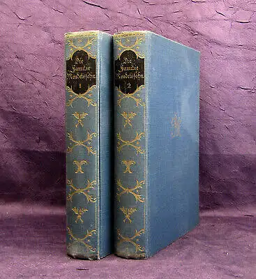 Hensel Die Familie Mendelssohn 1924 2 Bde. Belletristik Klassiker Romane mb