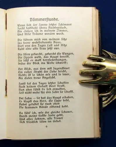 Damen Kalender 1914 Rundumgoldschnitt Minibuch ca.10 cm x 6 cm Notizen js