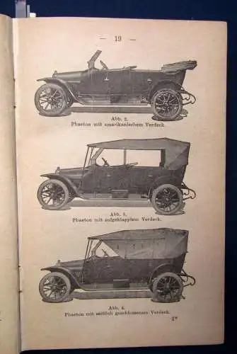 König Autotechnische Bibliothek Kraftfahrlehre 1925 Kraftwagen- Besitzer js