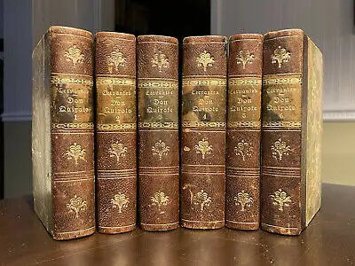 Cervantes Don Quixote 1780-1781 6 Bände illustriert von Chodowiecki top rara mb 