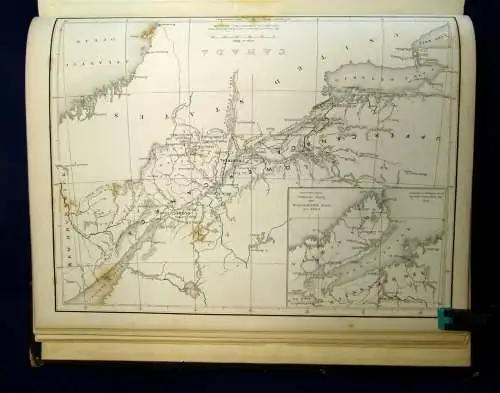 Willis Canadian Scenery Illustrated by W. H. Bartlett 1840 2 Bde. in 1 EA js