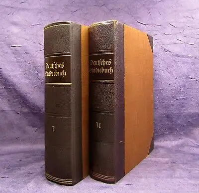 Keyser Deutsches Städtebuch 2 Bde. komplett 1941 Handbuch der Geschichte js