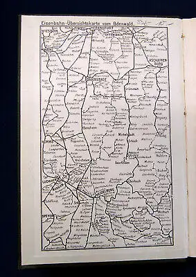 Windhaus, Anthes Offizieller Führer durch den Odenwald 1926 Guide Reiseführer mb