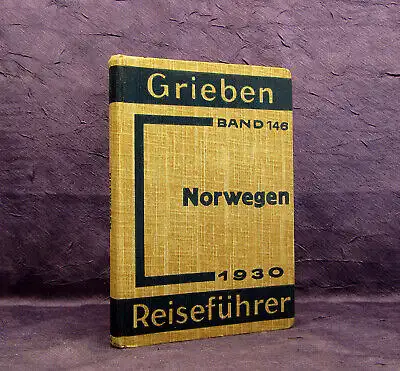 Grieben Reiseführer Bd 146 Norwegen 1930  Guide Führer Reiseführer Ortskunde mb