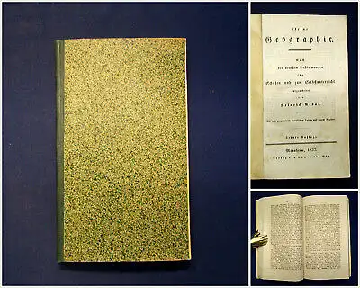 Rebau Kleine Geographie 10. Auflage 1837 Geographie Ortskunde Geschichte mb