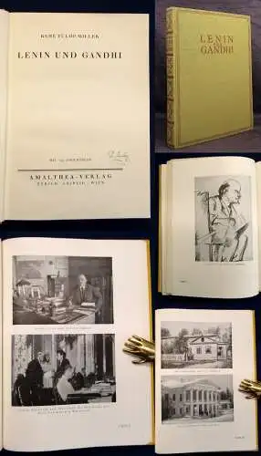 Miller Lenin und Ghandi 109 Abbildungen 59 Tafeln Geschichte Herrschaft 1927 js