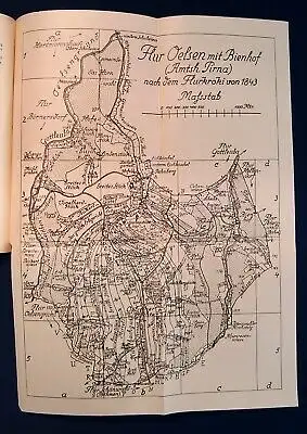 Löffler 1.Heft Die Flurnamen von Oelsen und Bienhof 1900 Mit 1 Flurkarte js