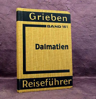 Grieben Reiseführer Bd 161 Dalmatien 1938 Guide Führer Reiseführer Ortskunde  mb