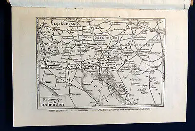 Grieben Reiseführer Bd 161 Dalmatien 1938 Guide Führer Reiseführer Ortskunde  mb