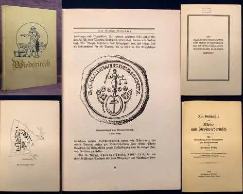 Keller Zur Geschichte von Klein- und Großwiederitzsch 1928 Sachsen js